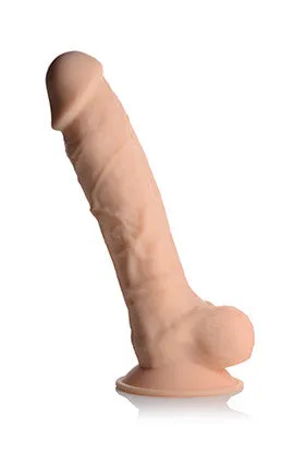 Fleshstixxx Silicone 8.5 Inch Silicone  With  Balls - Vanilla