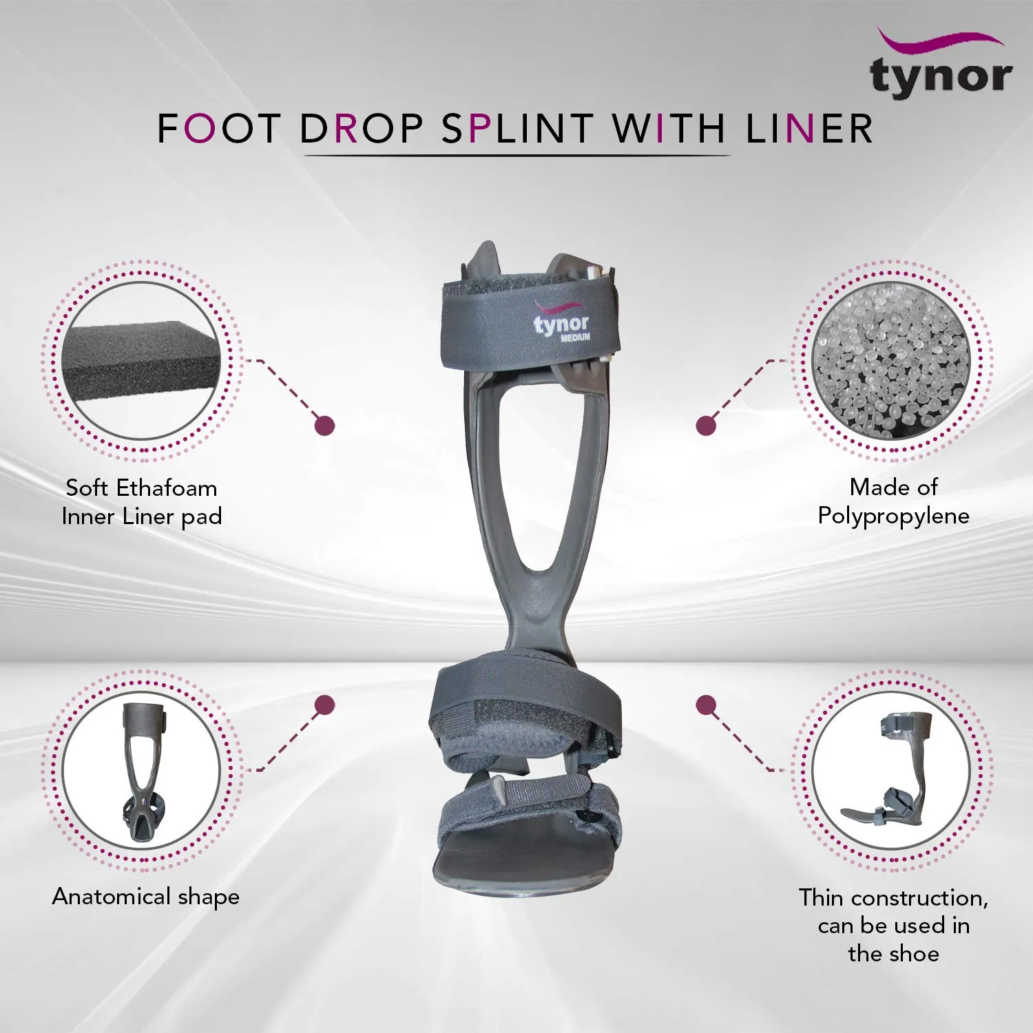 Foot Drop Splint With Liner