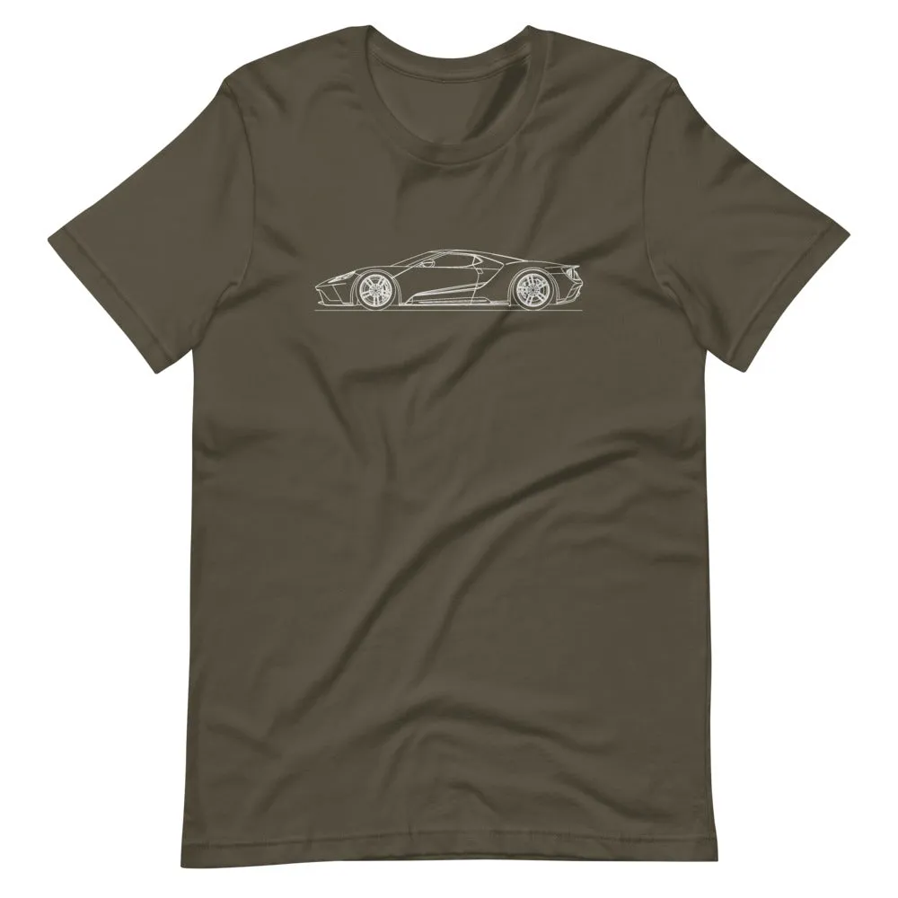 Ford GT 3rd Gen silhouette T-shirt