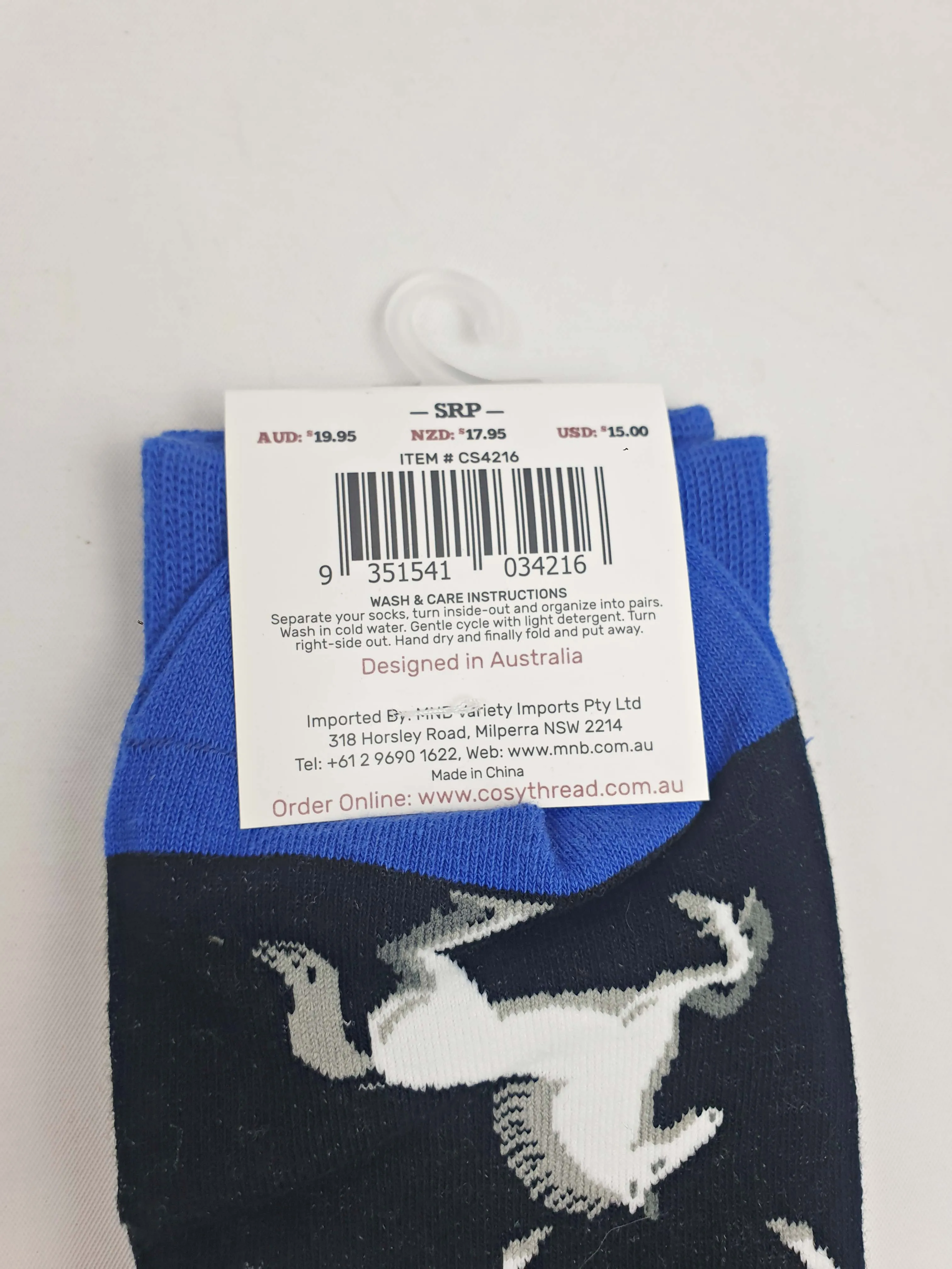 Frankie & Me novelty socks with cute horse print