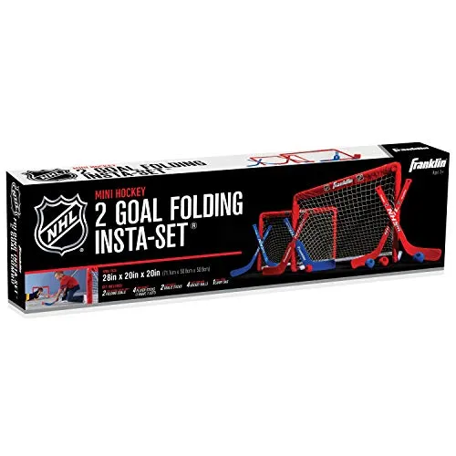 Franklin Sports NHL Mini Hockey Goal Set of 2