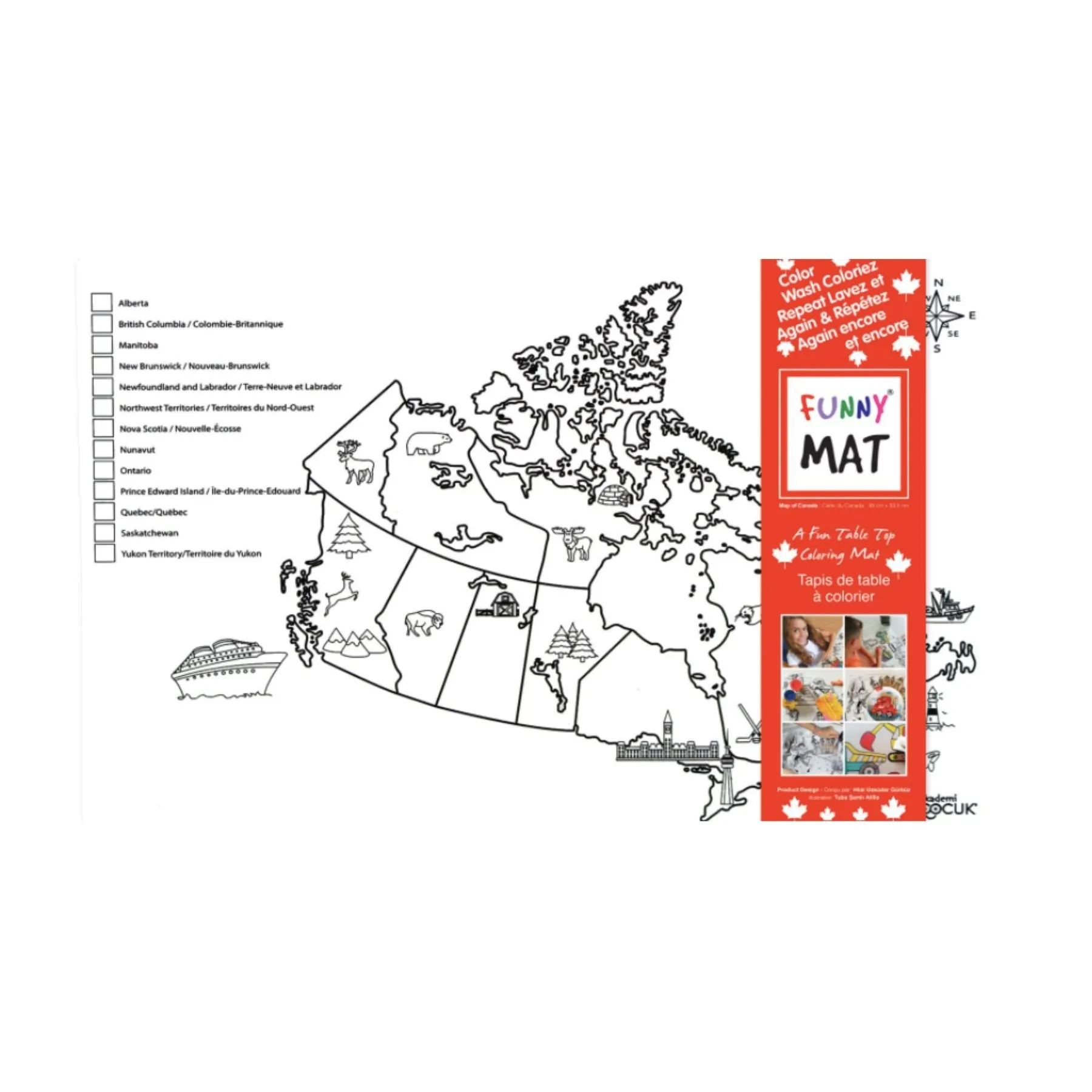 Funny Mat, Colouring Mat