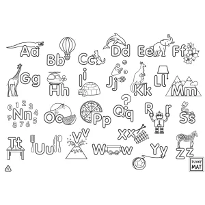 Funny Mat, Colouring Mat