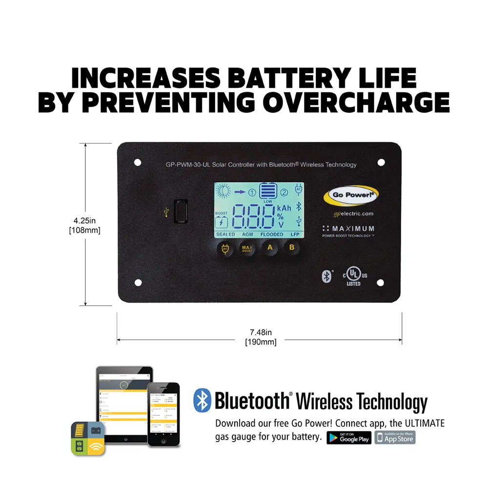 Go Power! SOLAR ELITE Charging System (400 WATTS)