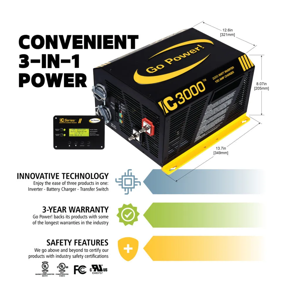 Go Power! SOLAR EXTREME Charging System (600 WATTS)