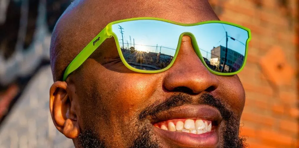 Goodr VRG sunglasses- Naeon Flux Capacitor