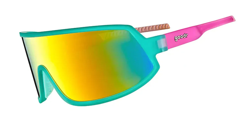 Goodr Wrap G sunglasses- Save a Bull, Ride a Rodeo Clown