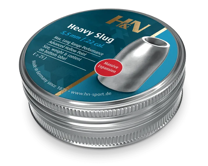 H&N Slug HP .217 | 5.5mm | 1.62g | 25gr | 200 Pcs