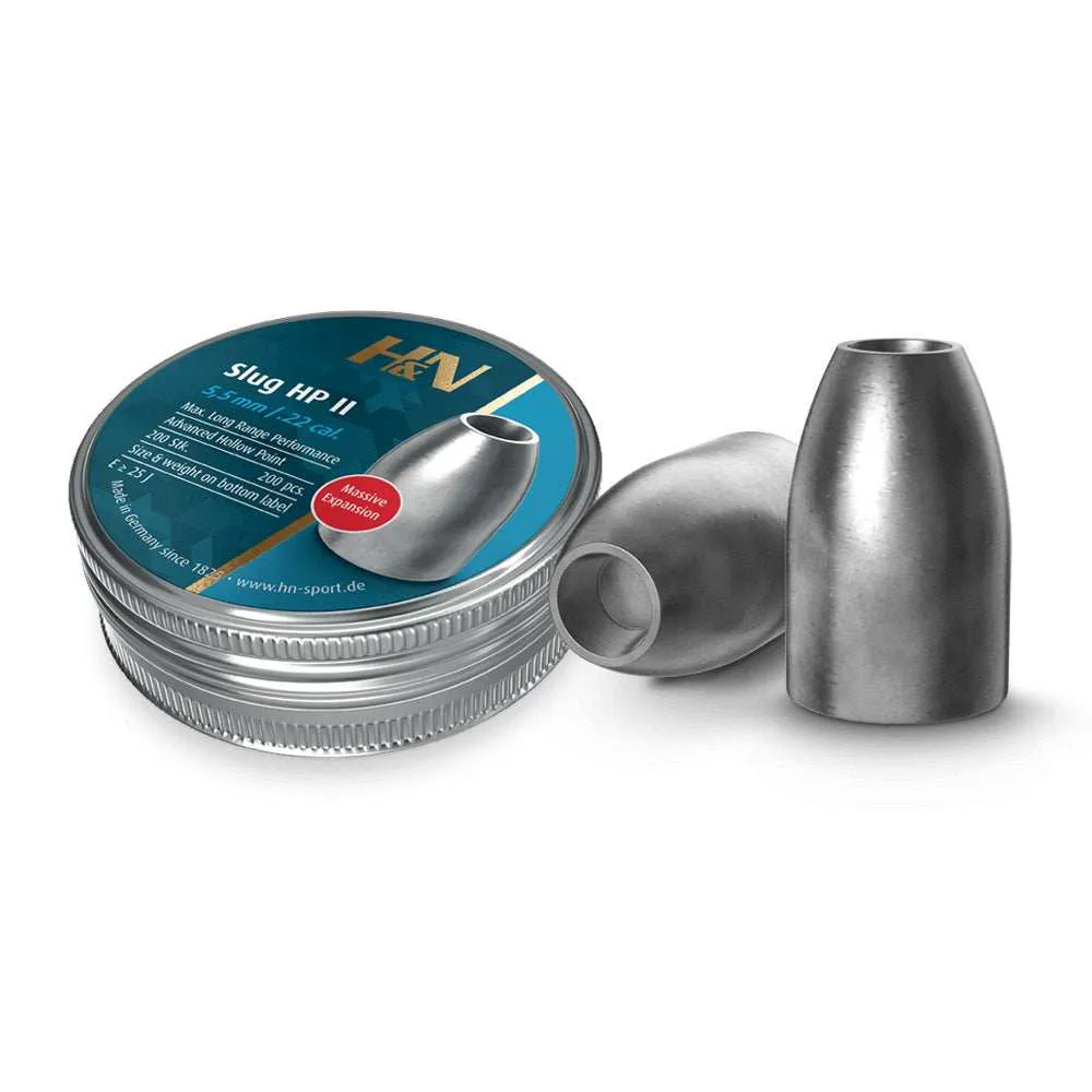 H&N Slug HP .217 | 5.5mm | 1.62g | 25gr | 200 Pcs
