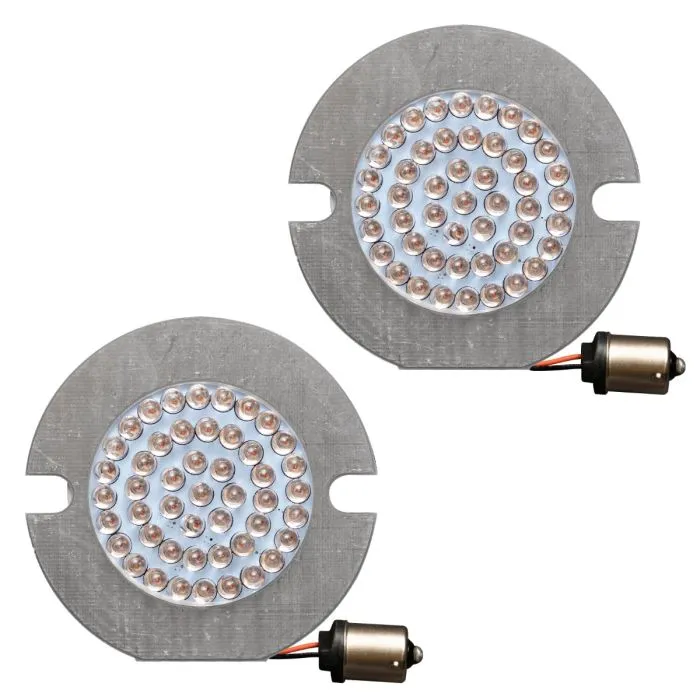 HOGWORKZ® LED Rear Turn Signals for Harley-Davidson® | 1156 Base, Flat Lens