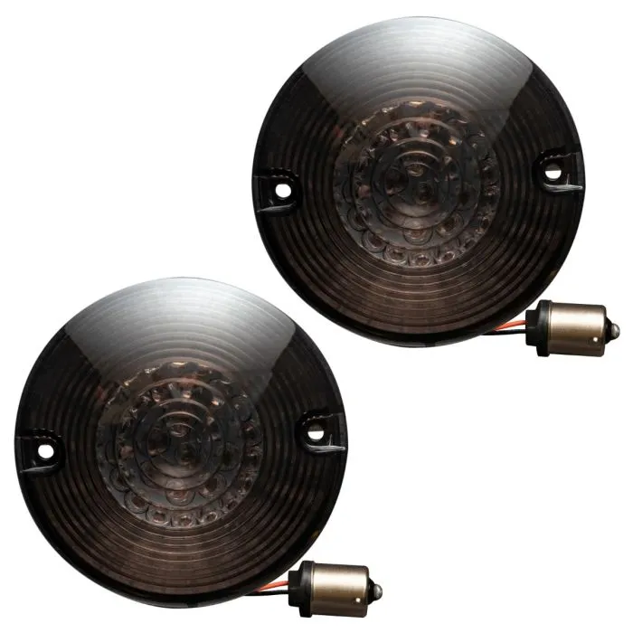HOGWORKZ® LED Rear Turn Signals for Harley-Davidson® | 1156 Base, Flat Lens