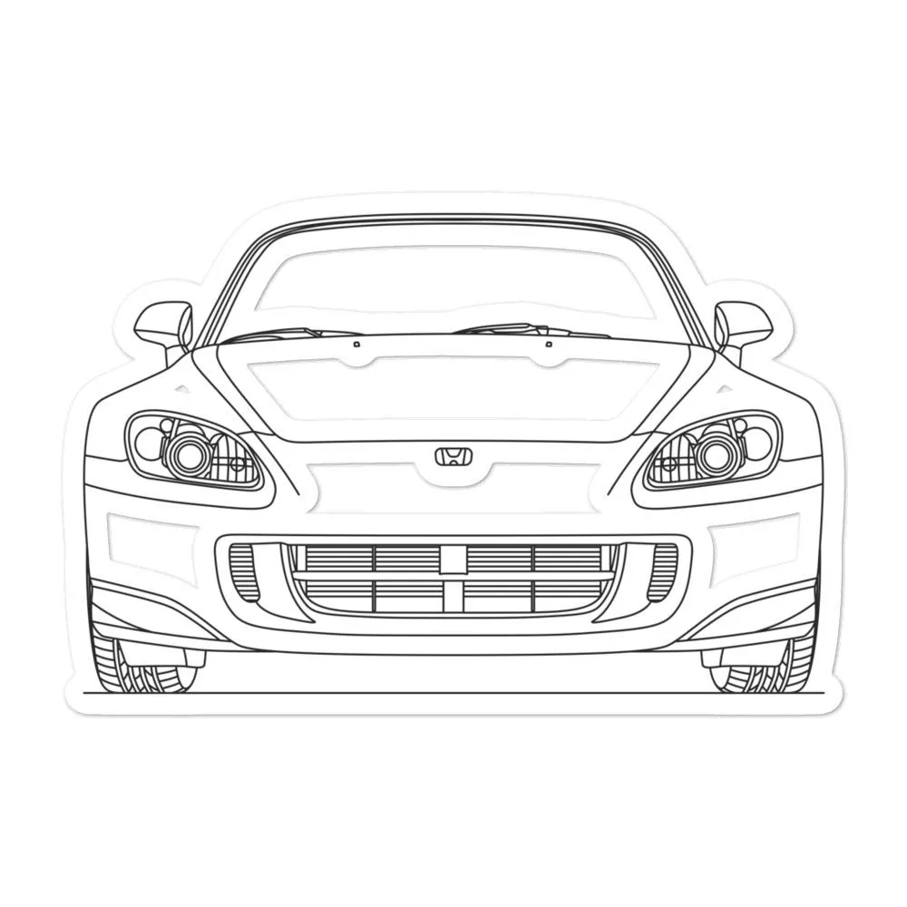 Honda S2000 Outline Sticker