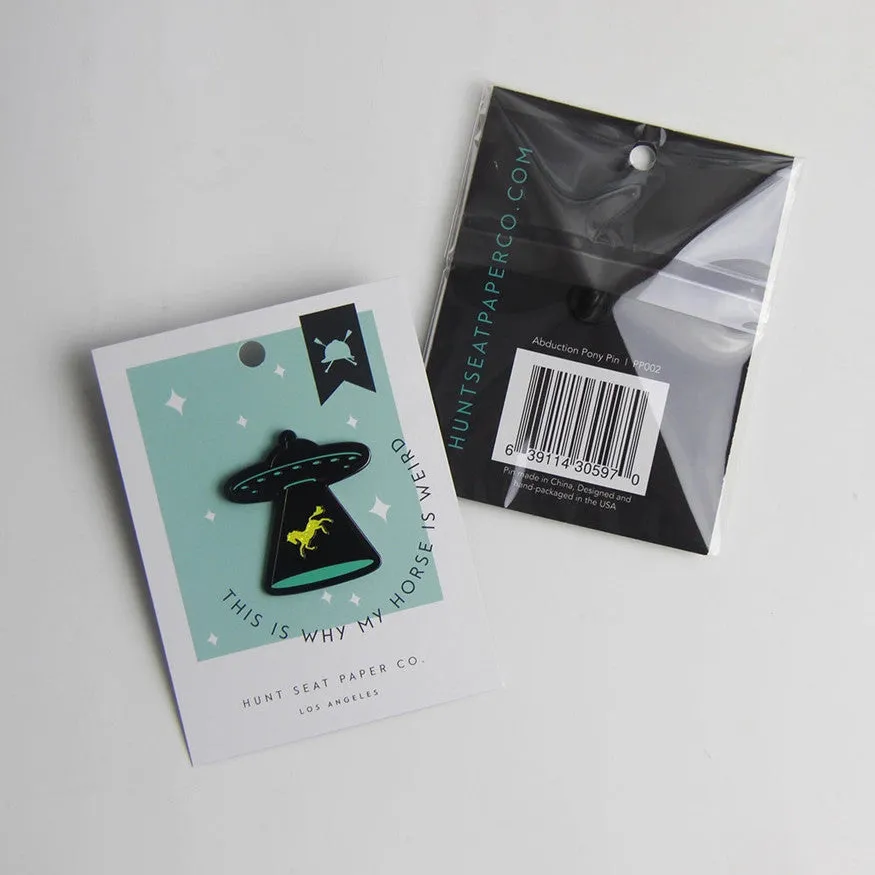 Hunt Seat Paper Co Abduction Pony Pin