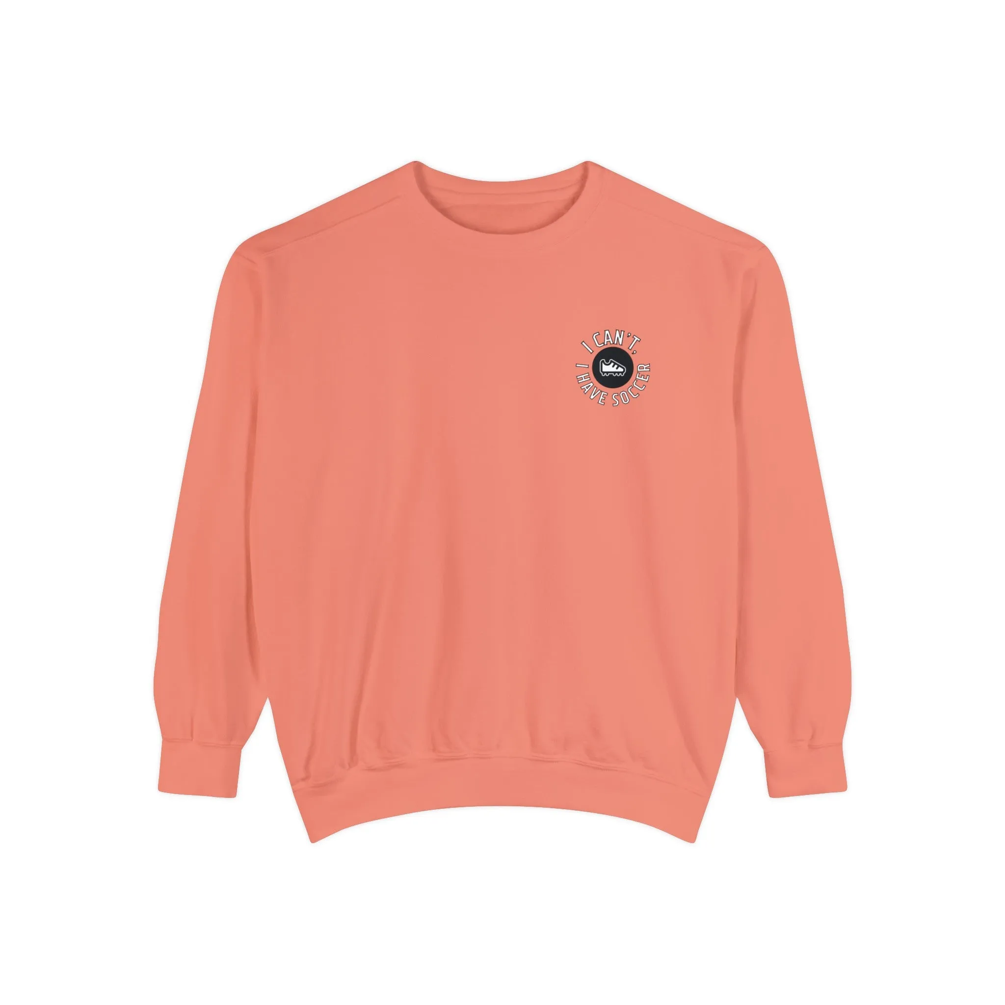 I Can't I Have Soccer Logo Adult Crewneck Sweatshirt