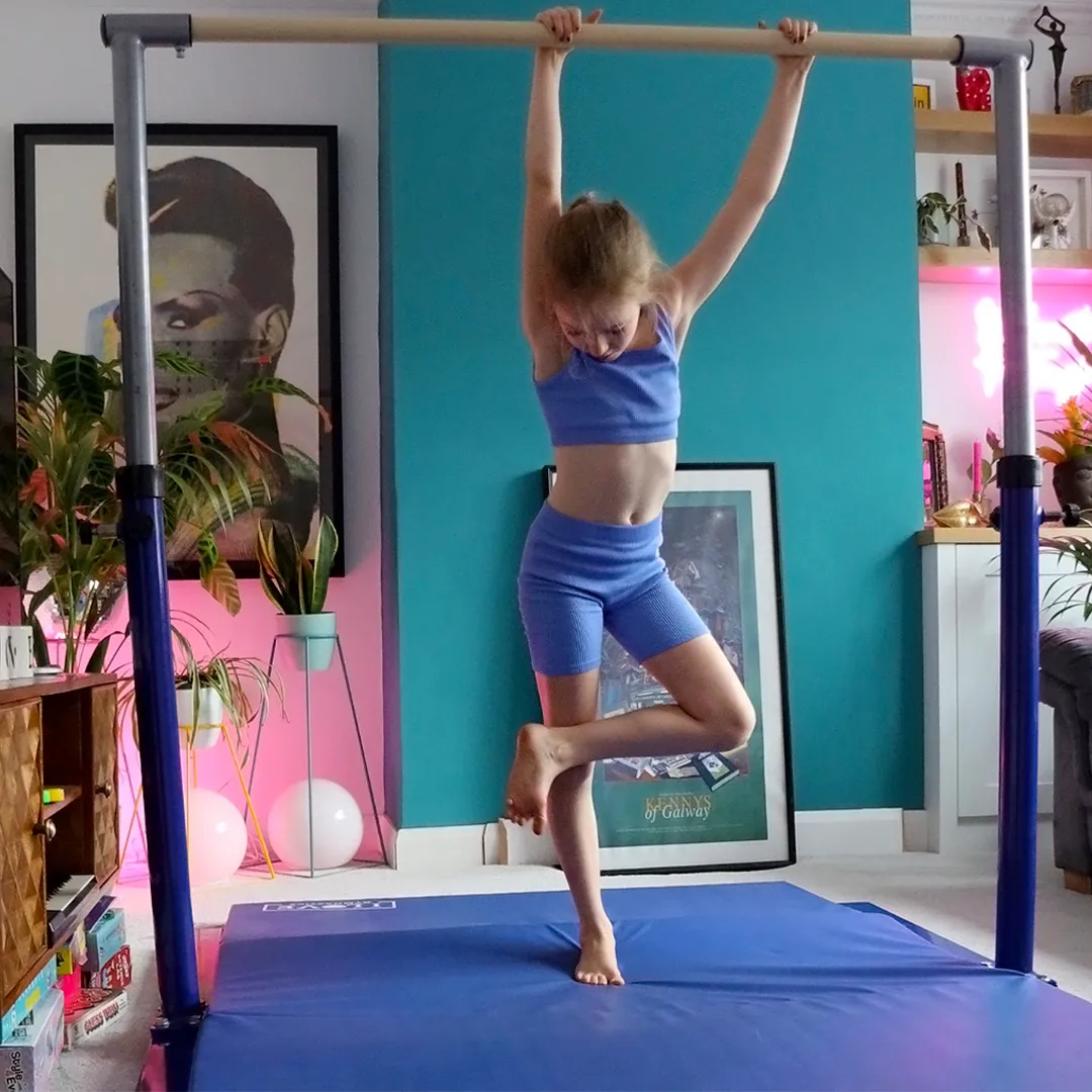 I Love Gymnastics High Bar and Gymnastics Mat