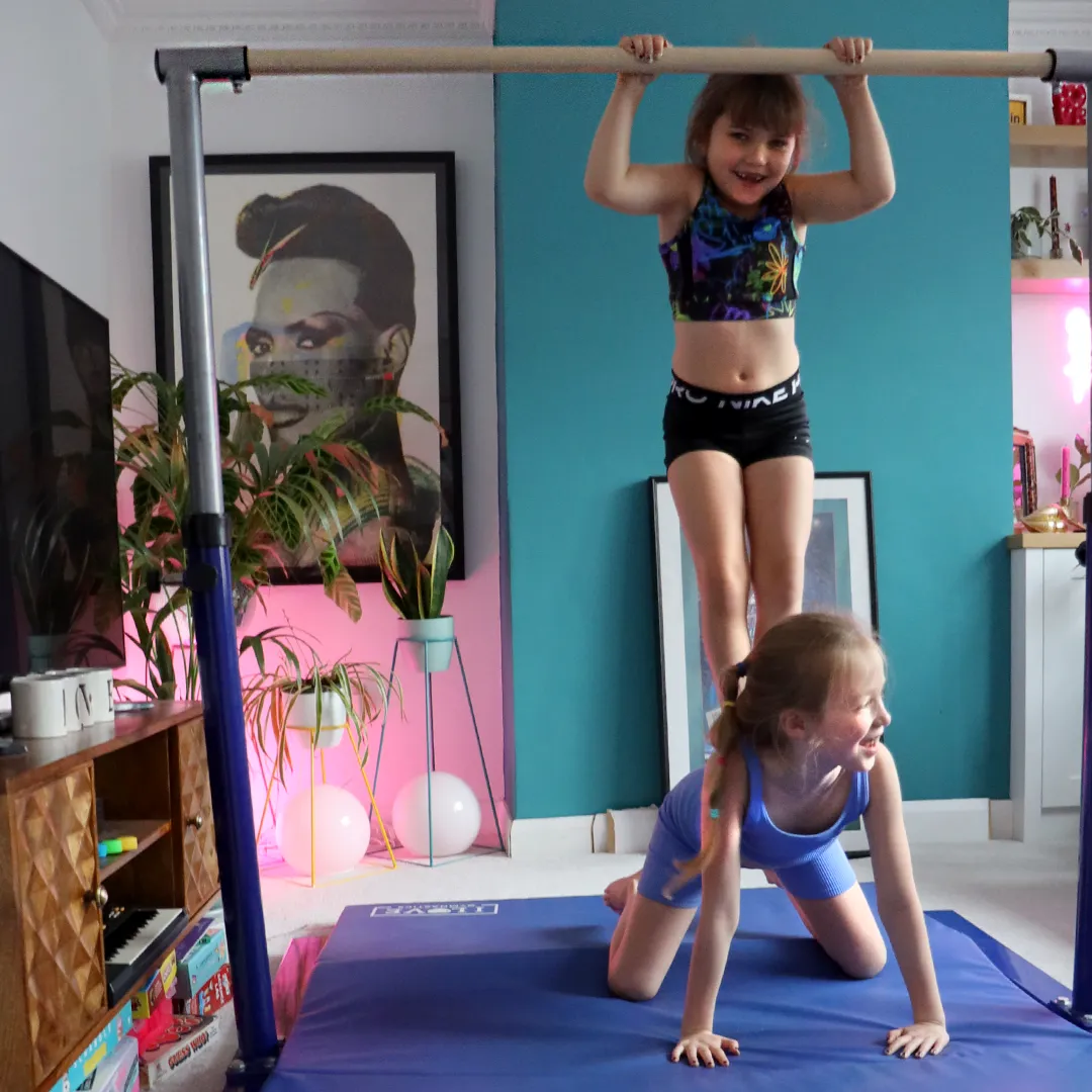 I Love Gymnastics High Bar and Gymnastics Mat