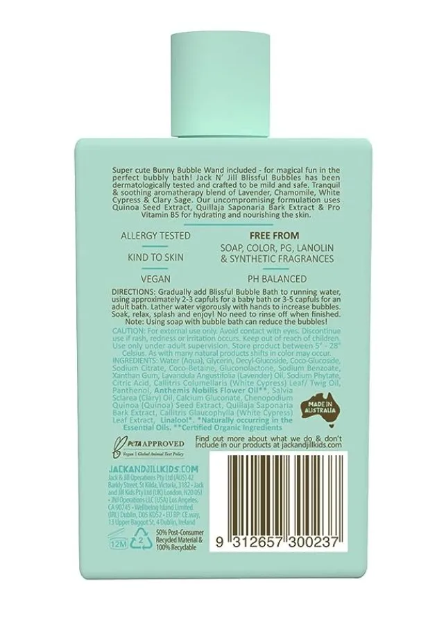 Jack N' Jill Natural Bathtime Blissful Bubbles