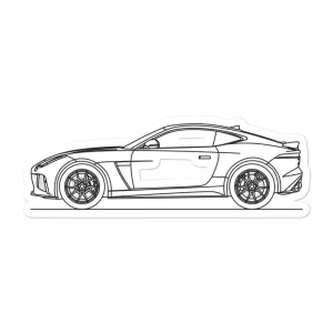 Jaguar F-Type SVR Outline Sticker