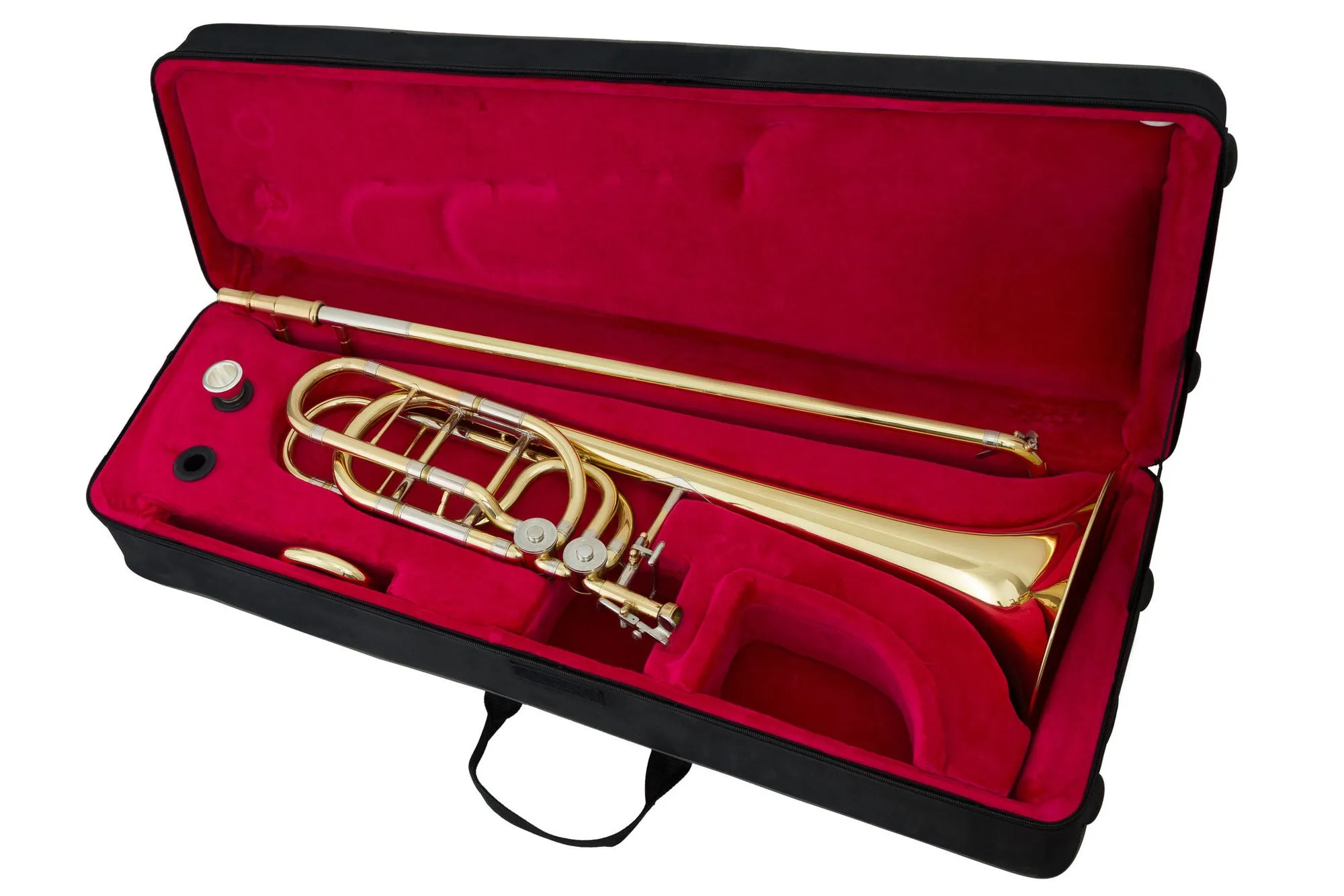 John Packer JP232 Bb/F Bass Trombone w/Case, Gold Lacquer (Special Order)