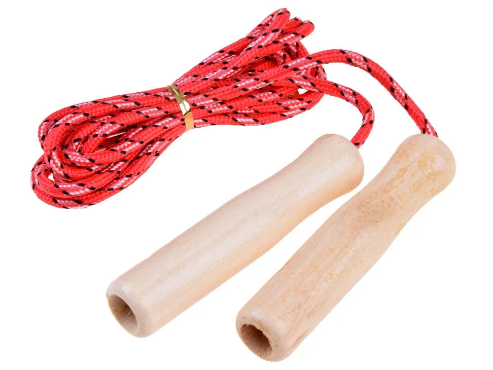 Jumping Rope With Wooden Handles 250Cm