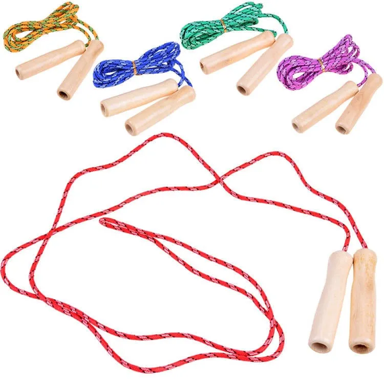 Jumping Rope With Wooden Handles 250Cm