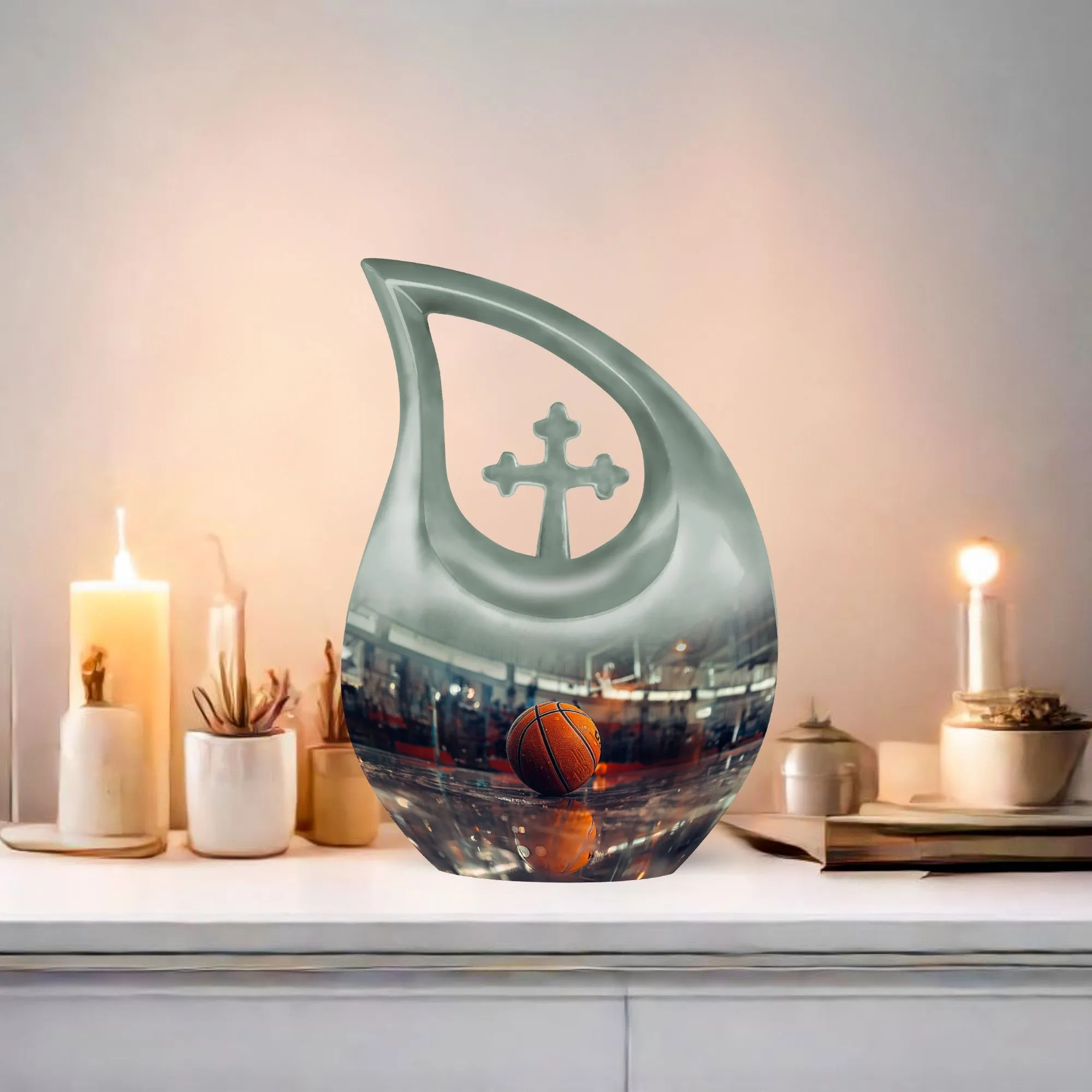 KeepTheMemory Basketball Small Cremation Specialty Urn