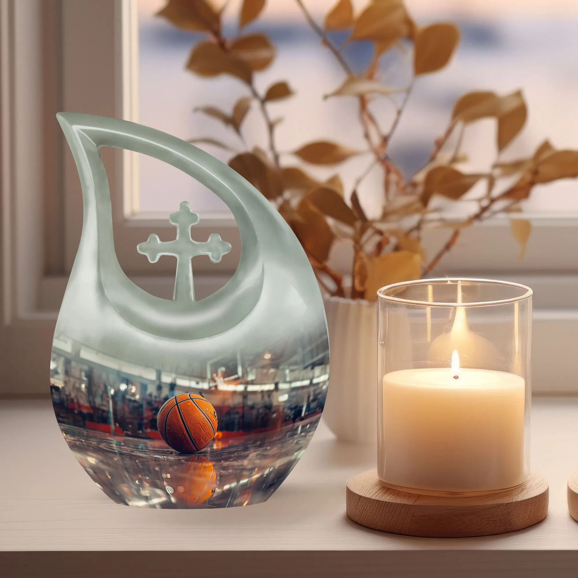 KeepTheMemory Basketball Small Cremation Specialty Urn