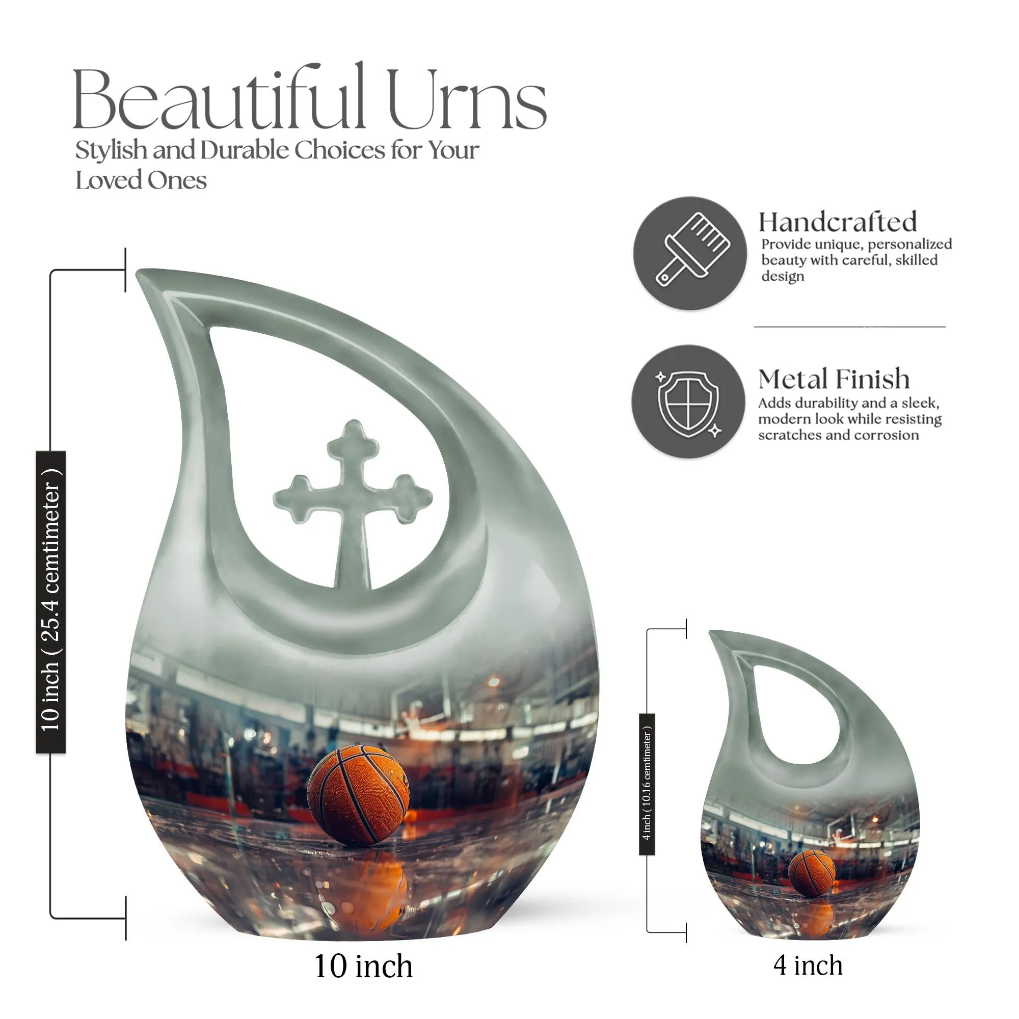 KeepTheMemory Basketball Small Cremation Specialty Urn