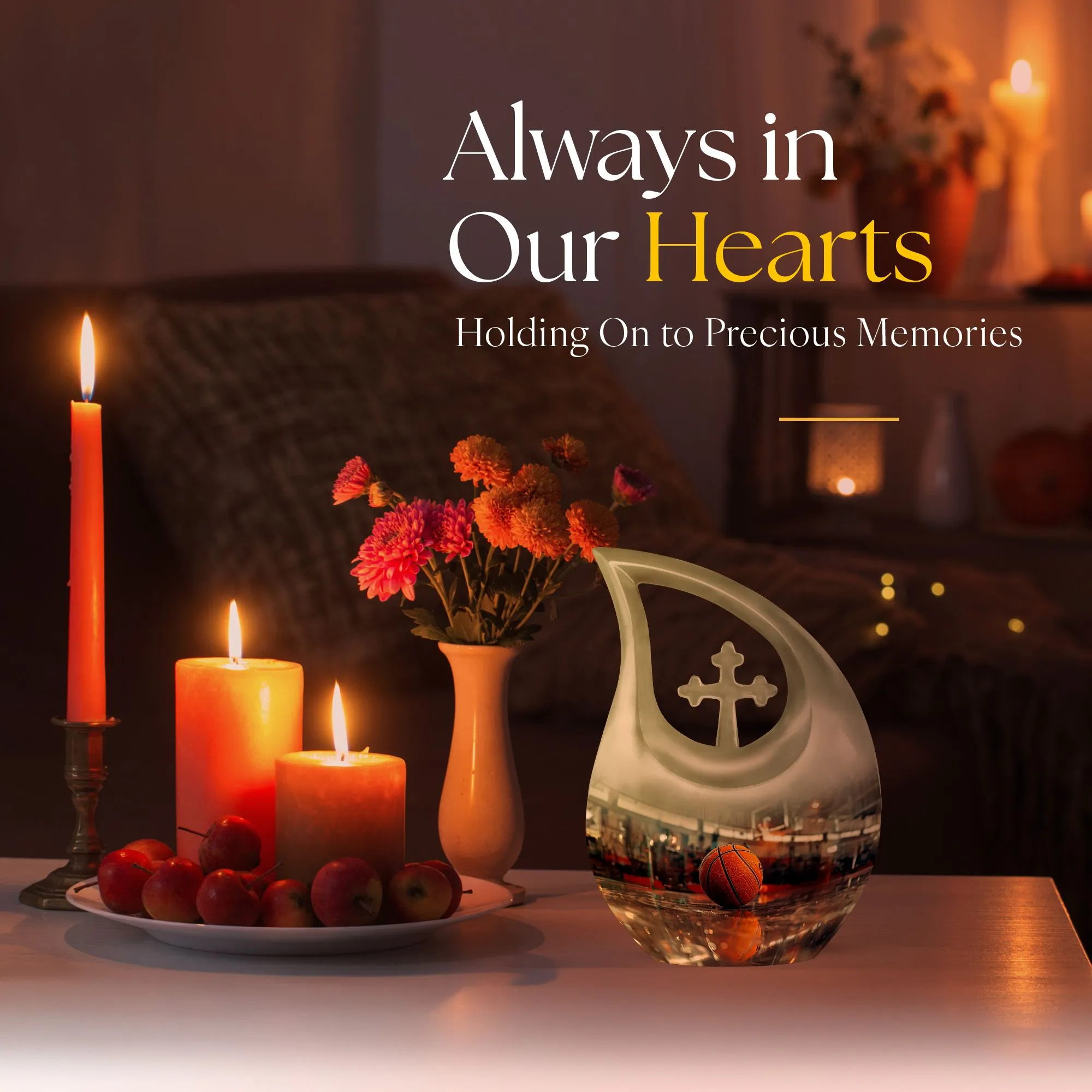KeepTheMemory Basketball Small Cremation Specialty Urn