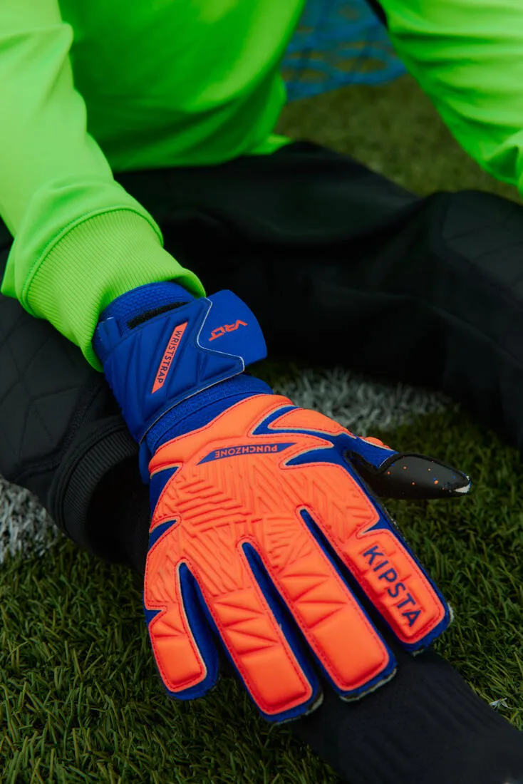 Kids' Gloves F500 Viralto - Orange/Blue