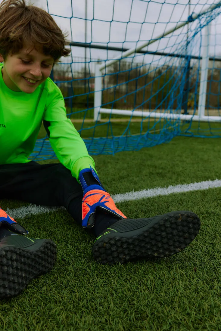Kids' Gloves F500 Viralto - Orange/Blue