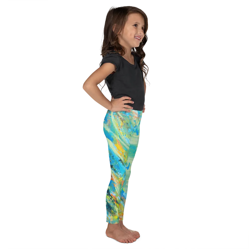 Kid's Leggings - Stormy Seas