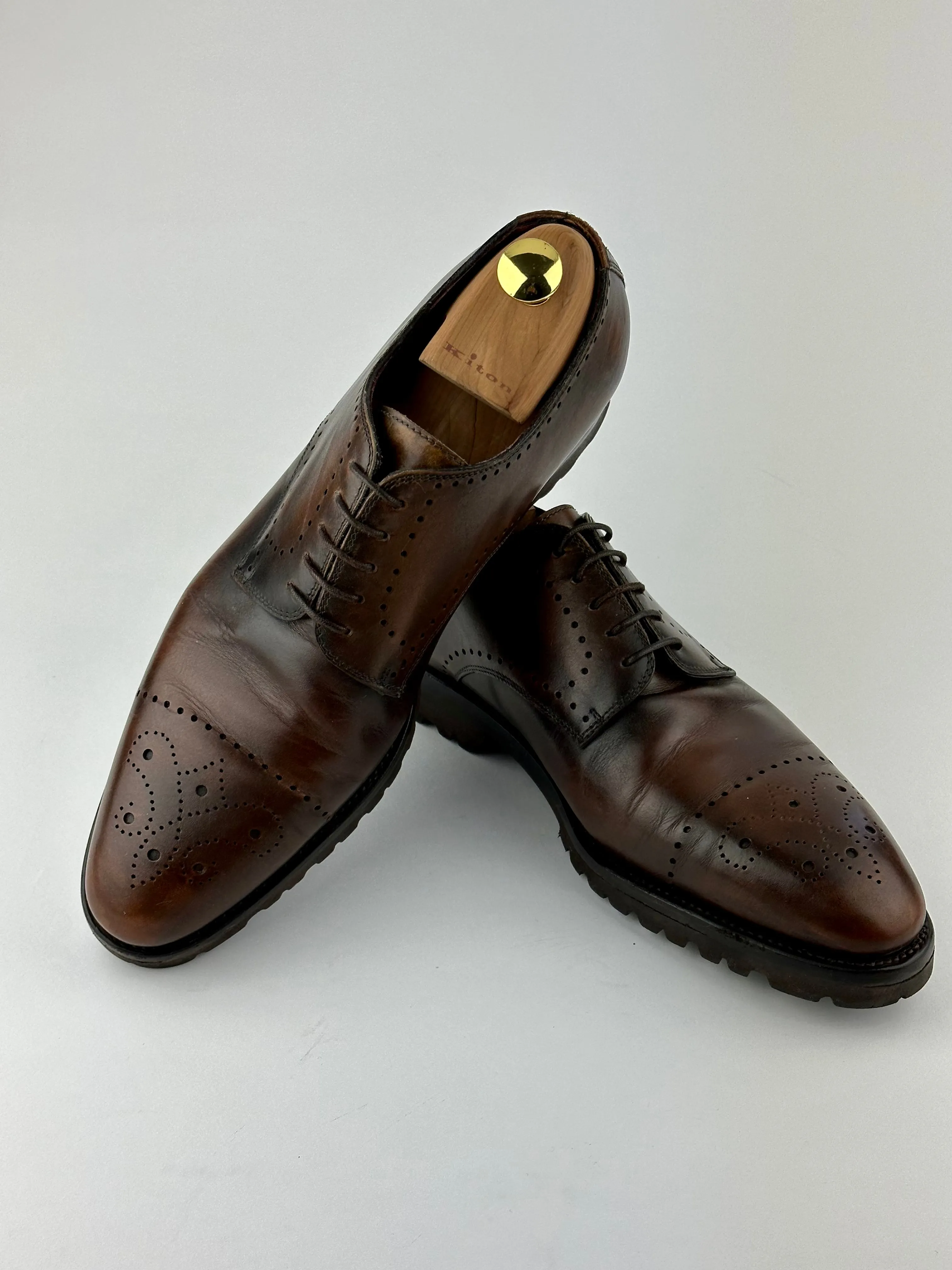 Kiton Urban Commando Derby Shoes