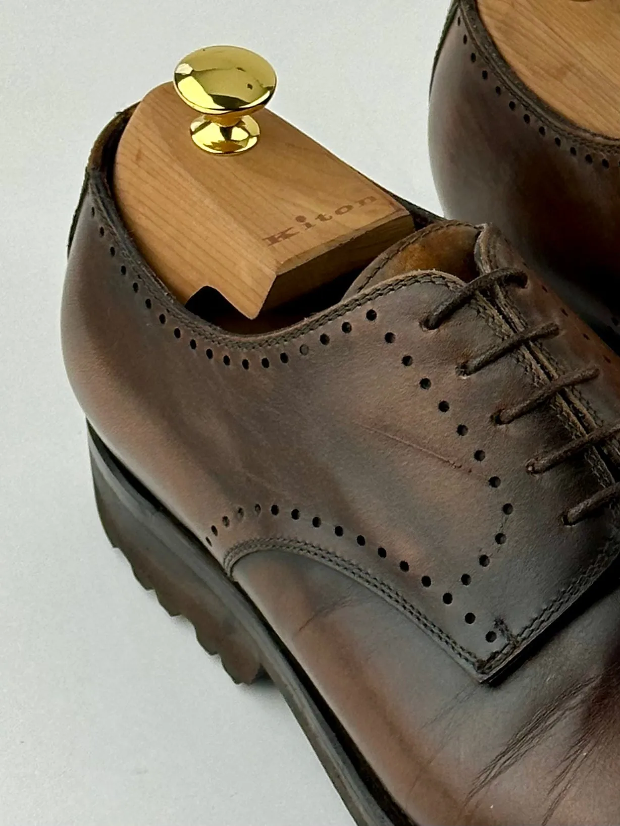 Kiton Urban Commando Derby Shoes