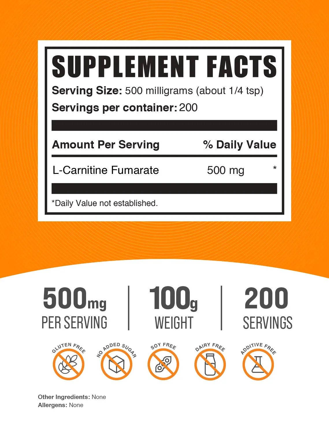 L-Carnitine Fumarate Powder