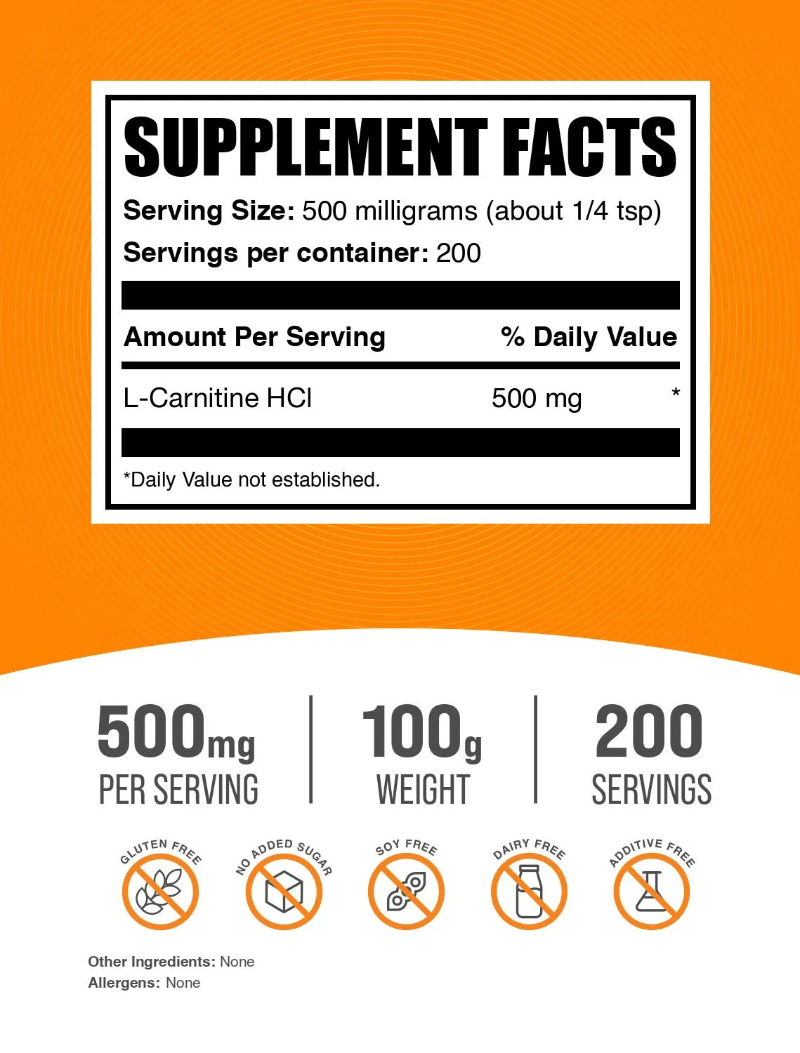 L-Carnitine HCl Powder