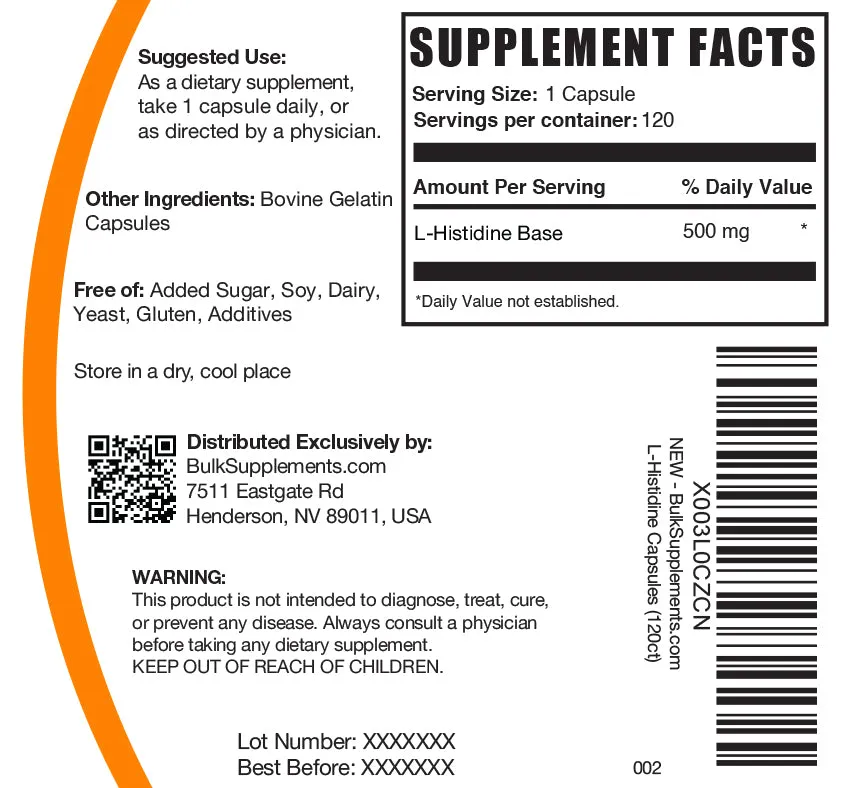 L-Histidine Capsules