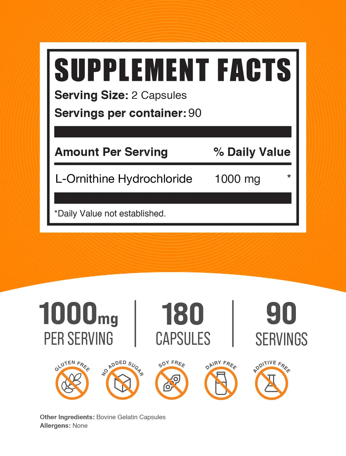 L-Ornithine HCl Capsules