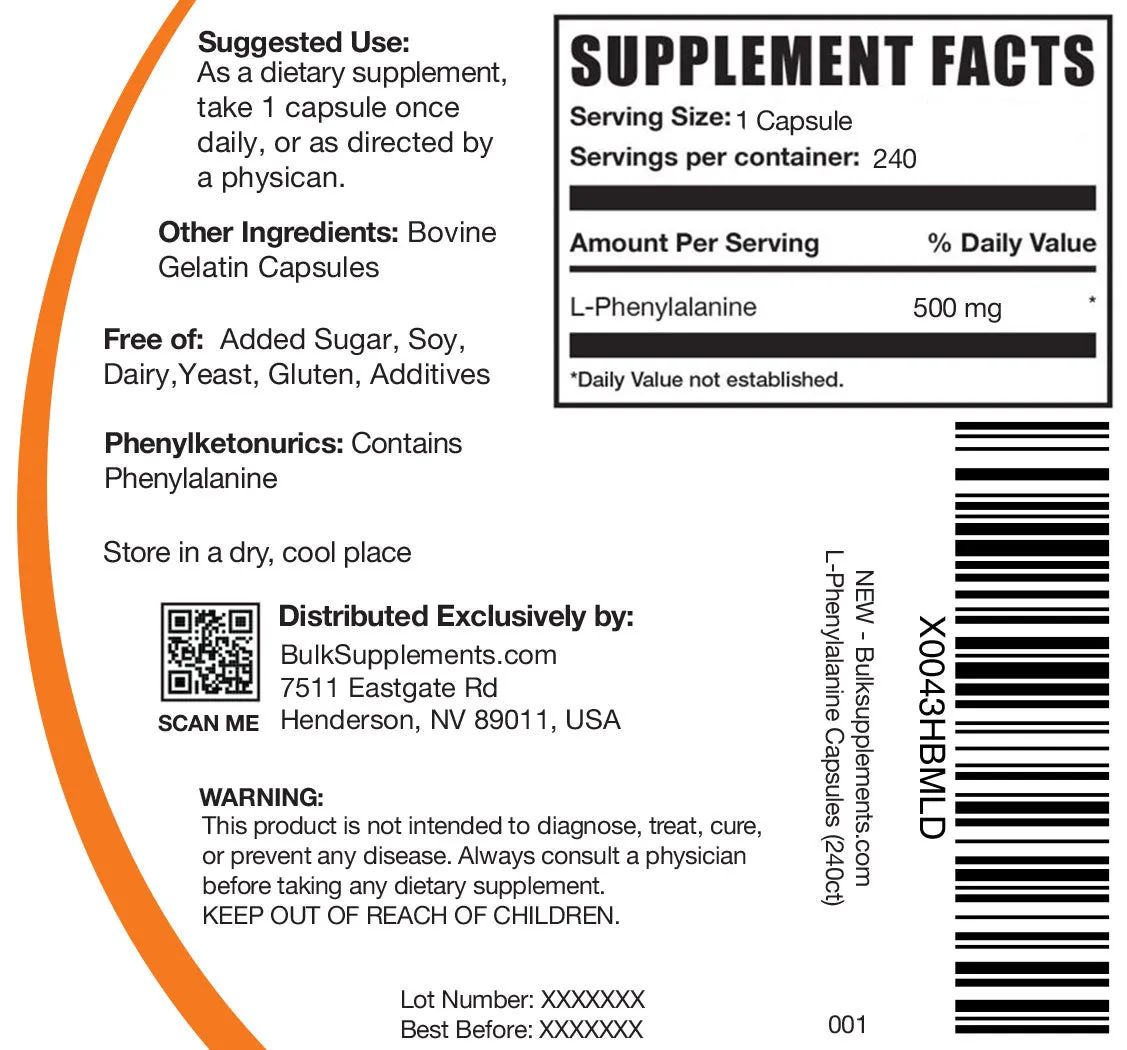 L-Phenylalanine Capsules