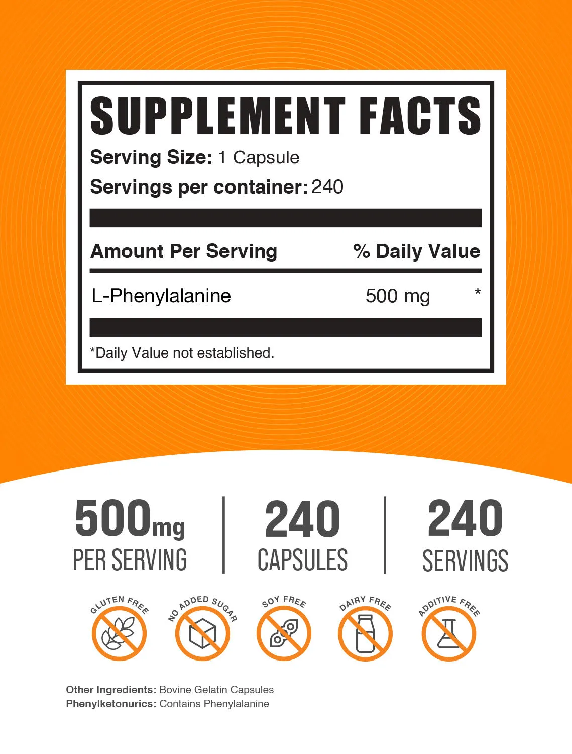 L-Phenylalanine Capsules