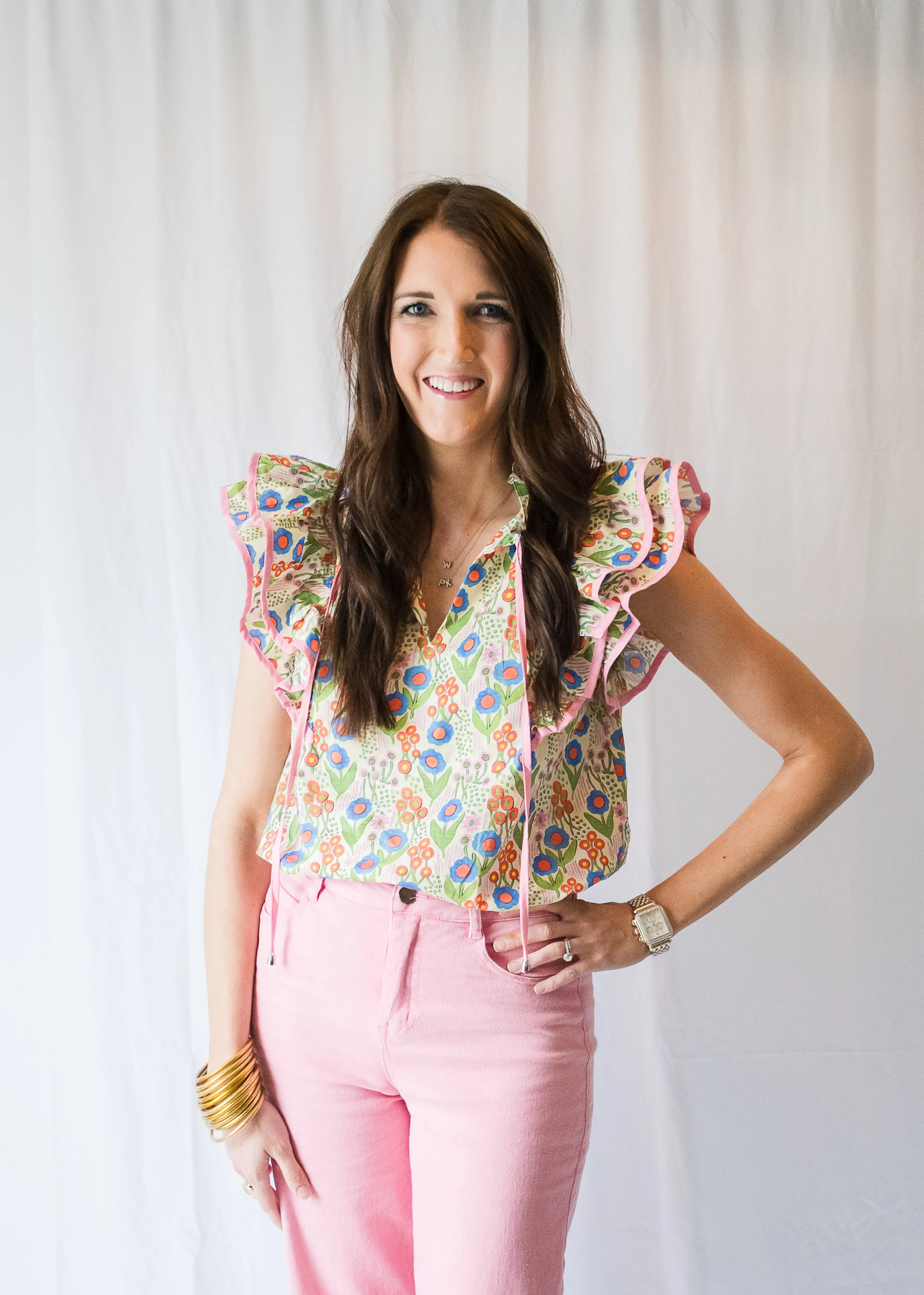 Let's Groove! Floral Blouse