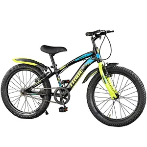 Lifelong LLBC2001 Tribe 20T Cycle (Yellow and Black) I Ideal for: Kids (5-8 Years) I Frame Size: 12" | Ideal Height : 3 ft 10 inch  I Unisex Cycle| 85% Assembled (Easy self-Assembly)