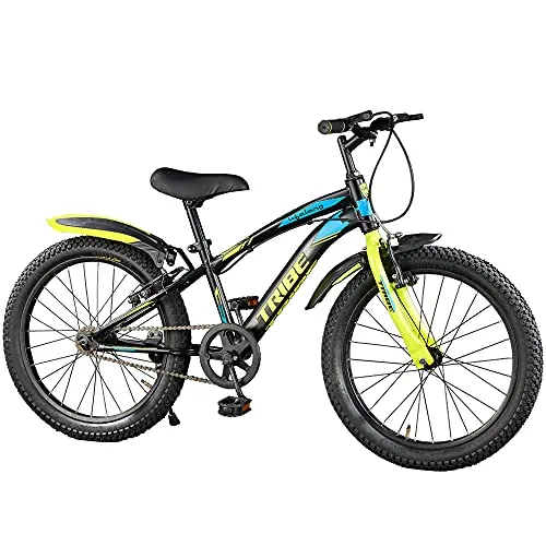 Lifelong LLBC2001 Tribe 20T Cycle (Yellow and Black) I Ideal for: Kids (5-8 Years) I Frame Size: 12" | Ideal Height : 3 ft 10 inch  I Unisex Cycle| 85% Assembled (Easy self-Assembly)