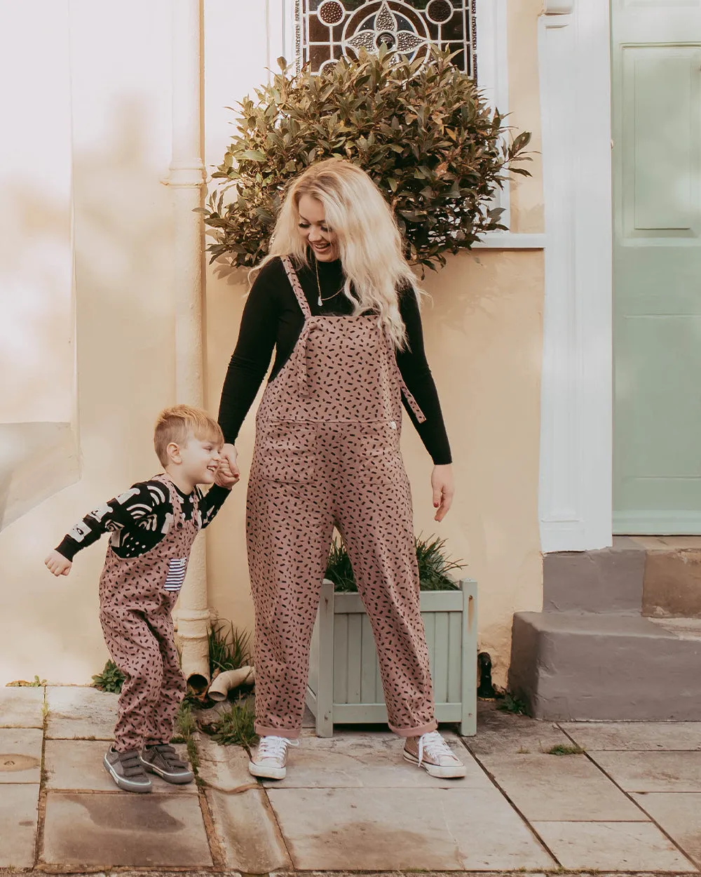 Lila Confetti Dungarees