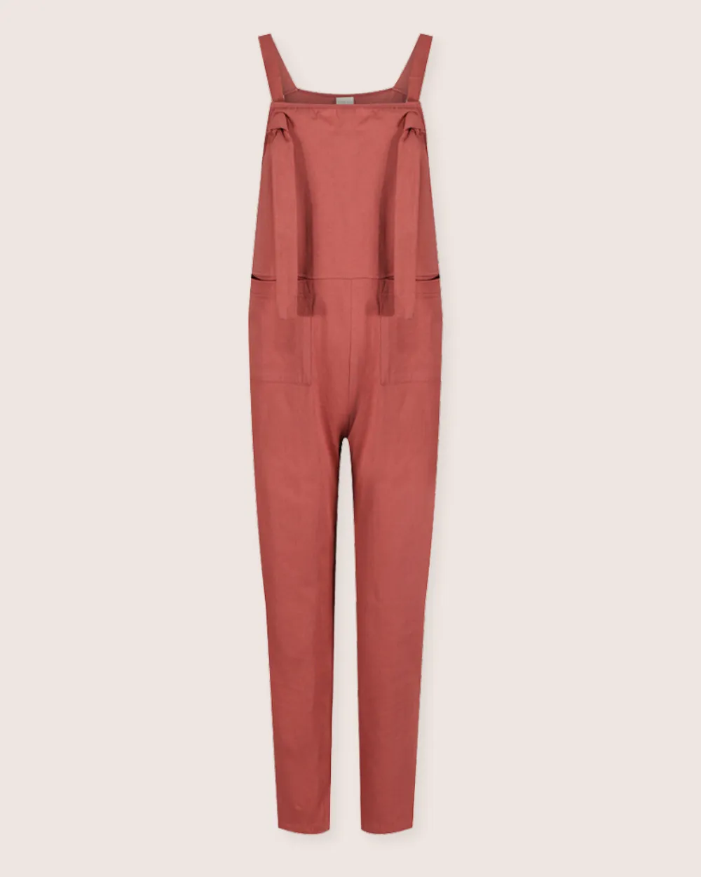 Lila Red Dungarees