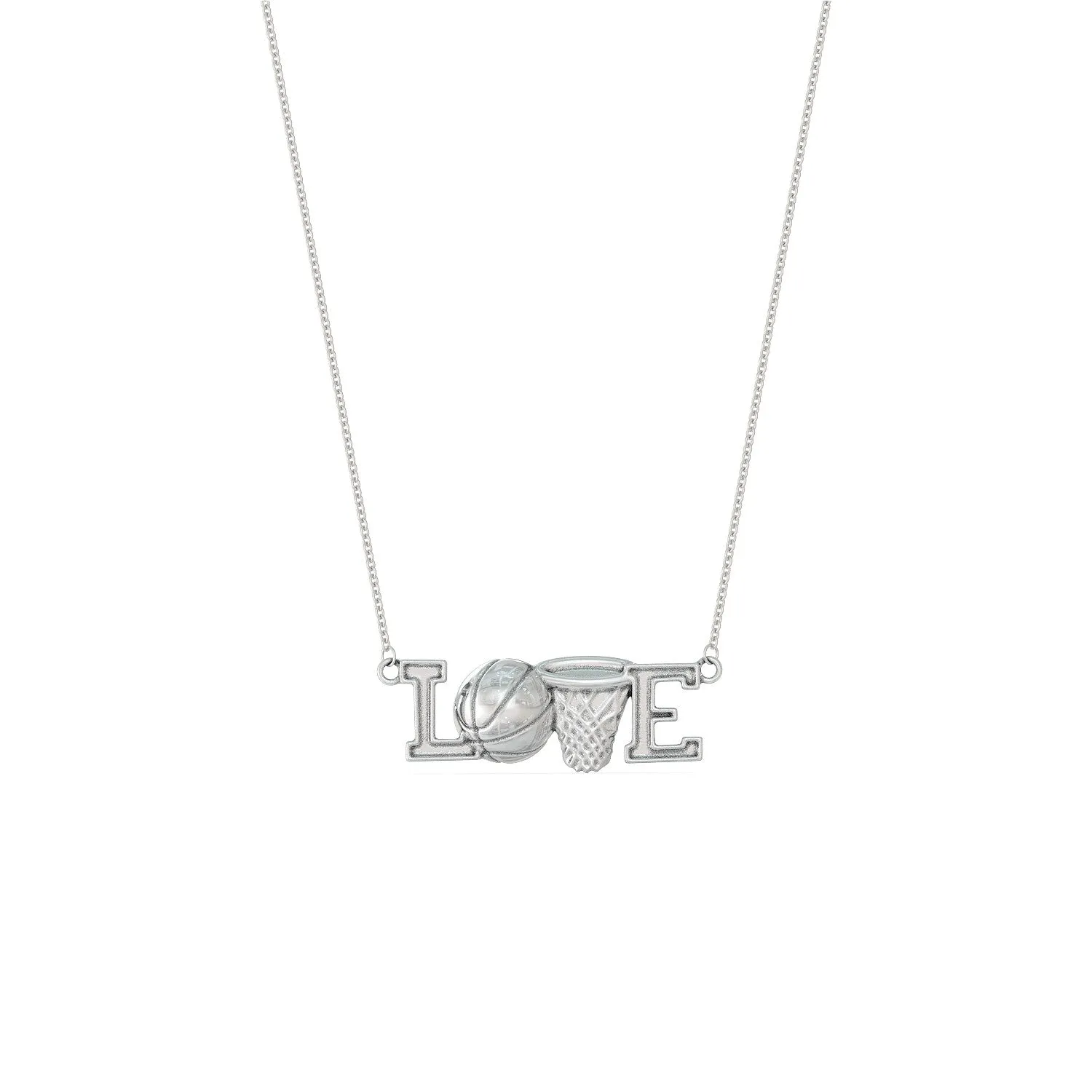 Love Basketball Necklace