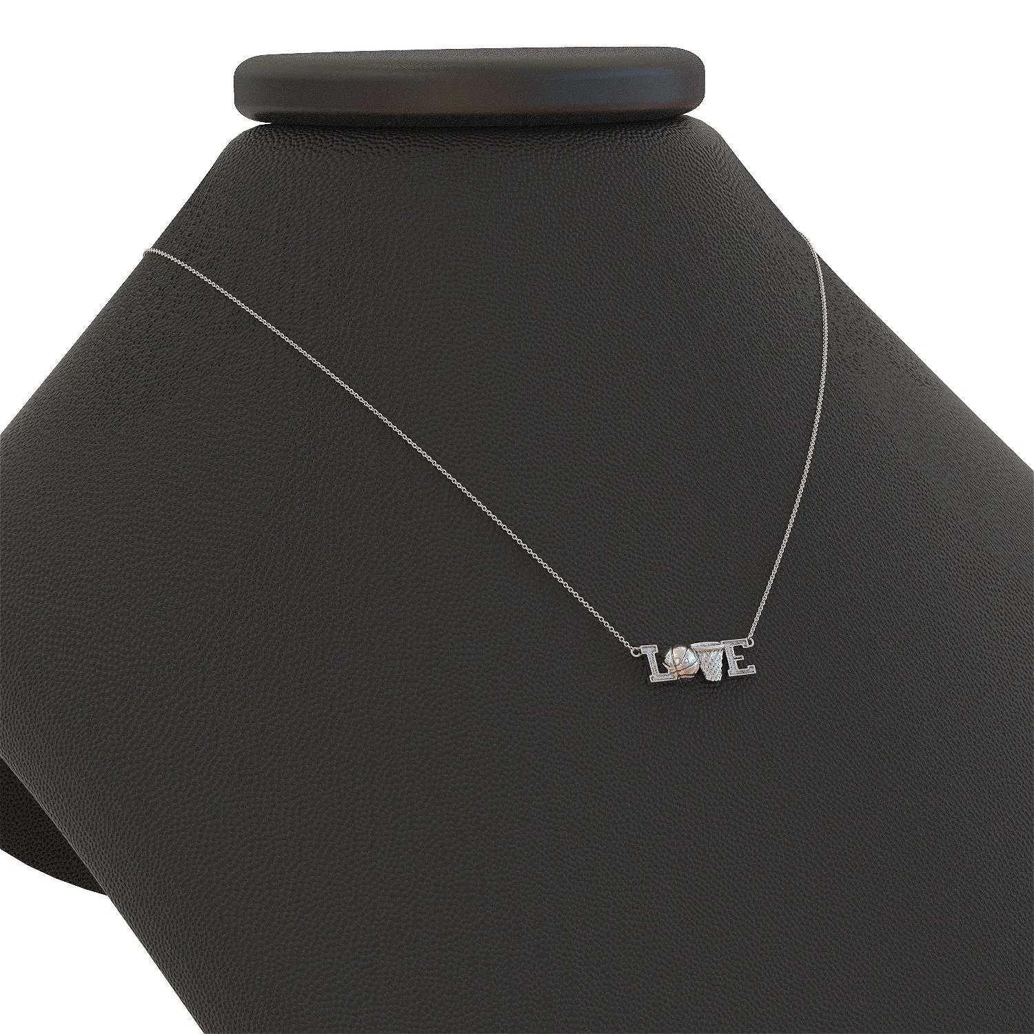 Love Basketball Necklace