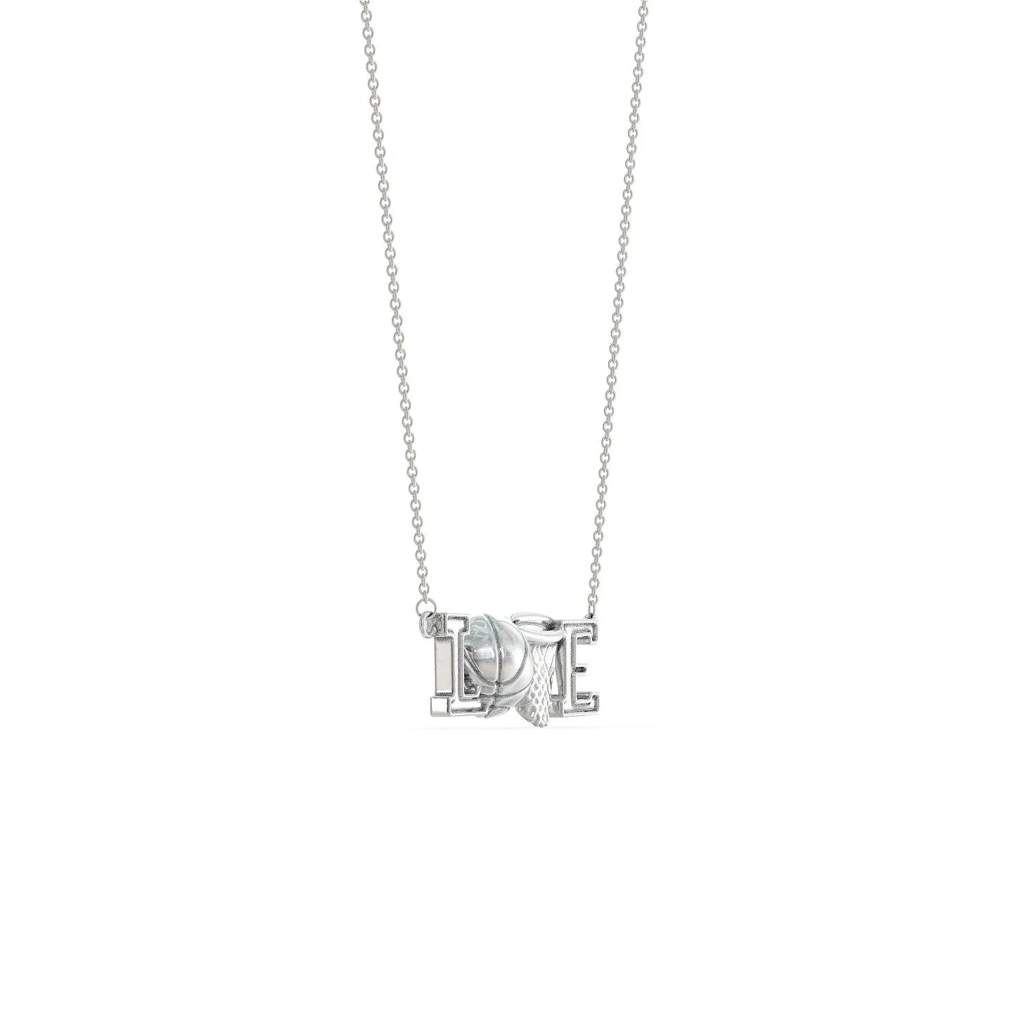 Love Basketball Necklace