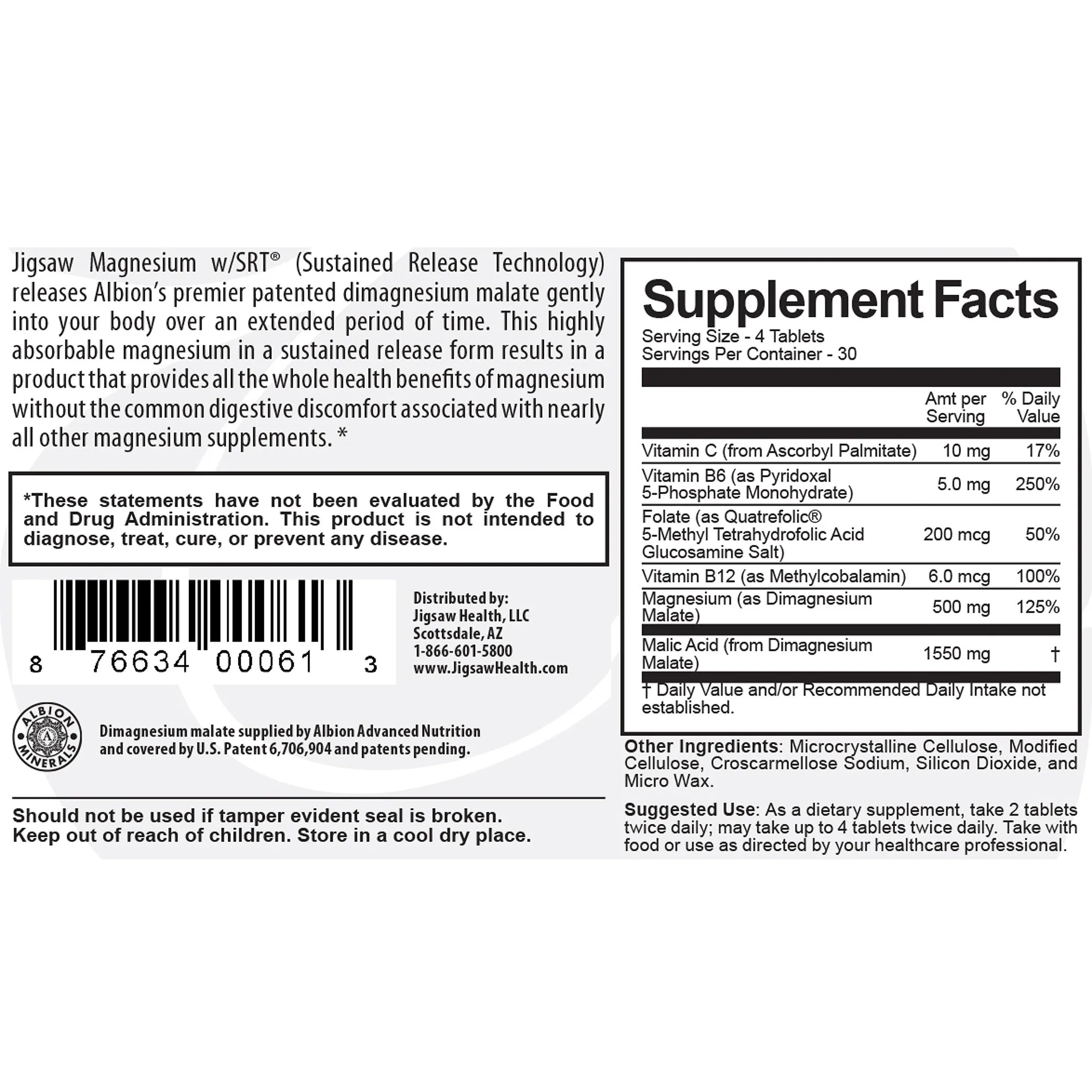 Magnesium w/SRT