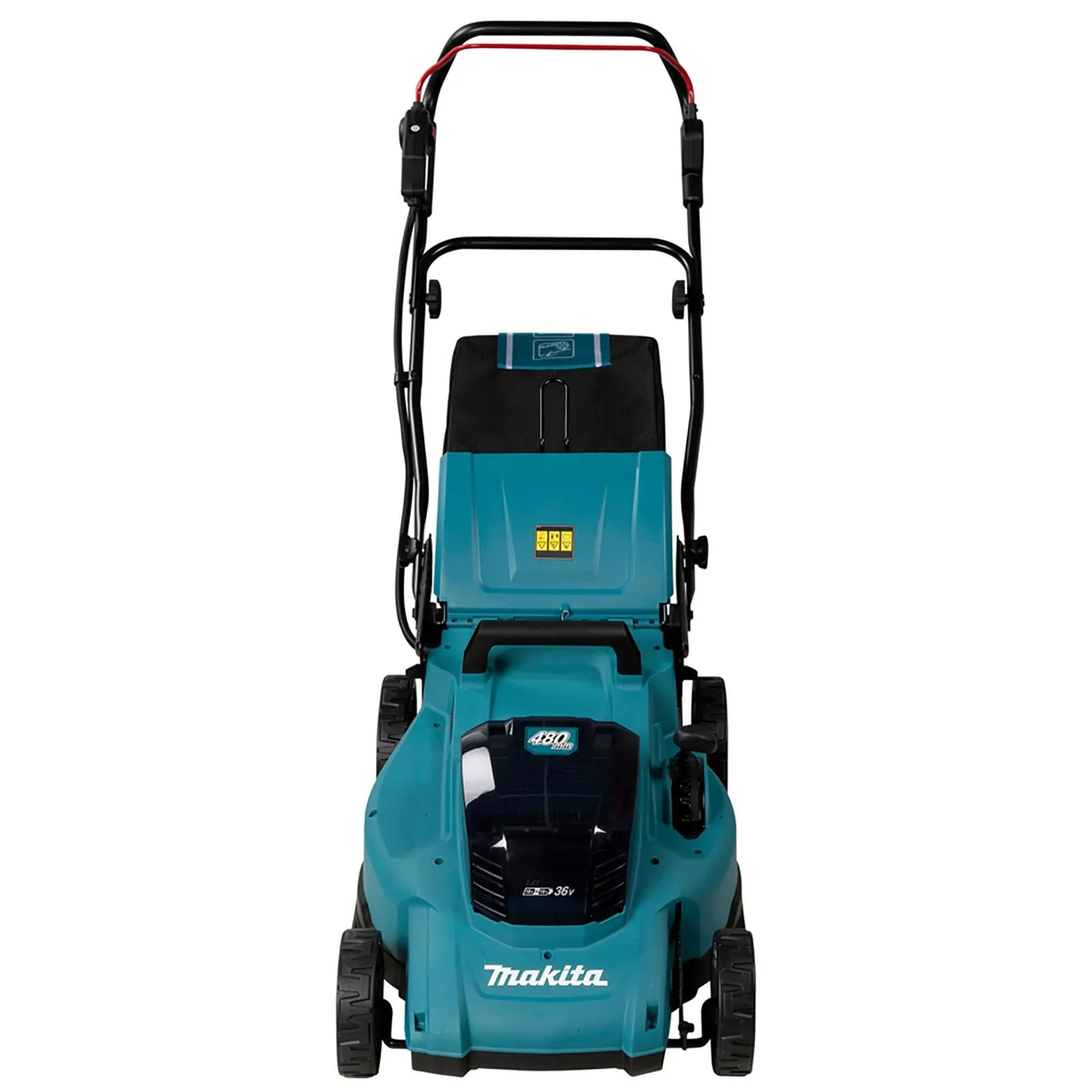 Makita 48cm Lawn Mower Kit Twin 18V LXT Li-ion Cordless Garden Grass Outdoor 2 x 5Ah Battery and Dual Charger DLM480CT2